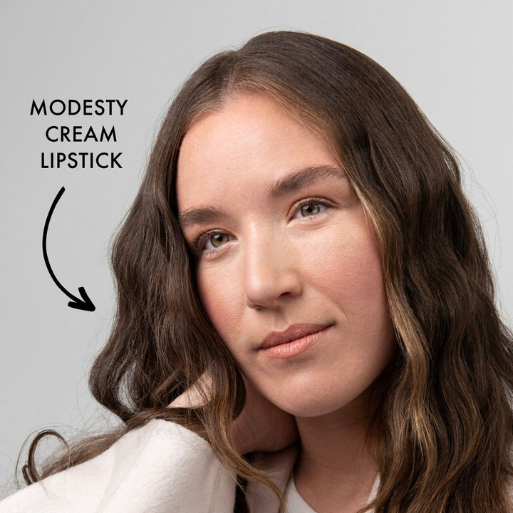 Cream Lipstick Library - Modesty